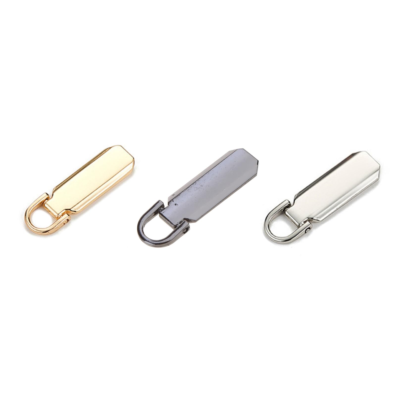 oringnat Metal Zipper Fixer Repair Replacement Pullers for Backpack Bags Coat