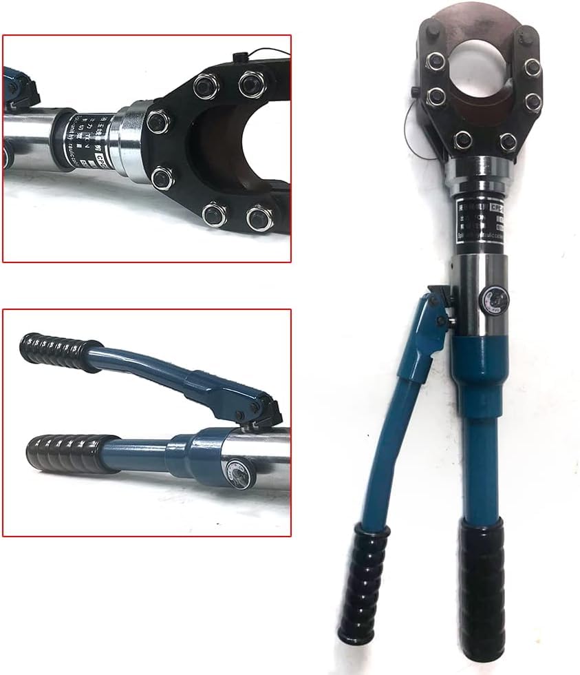 Hydrauliczne nożyce do kabli 70 kN aluminium drut miedziany, ręczna hydrauliczna przecinarka do kabli, miedziane nożyce do cięcia, szczypce zaciskowe, przecinak do drutu, przecinak hydrauliczny