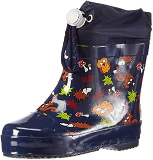 Playshoes Krótkie buty leśne pokryte gumą naturalną, Unisex-dzieci i chłopców