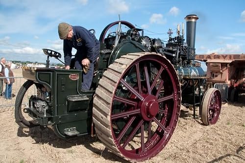Image of UK Photo Print A4 / 12"x8" Velfrey Queen and driver - Boverton Another helping of coal to c2010