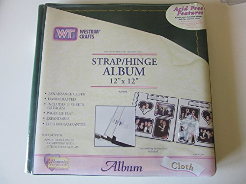 Renaissance Cloth Strap Hinge 12x12: Hunter Green