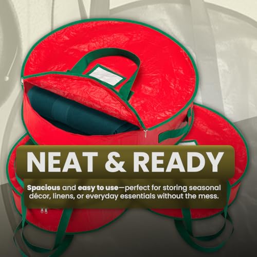 image for Handy Laundry Wreath Storage Bag 24