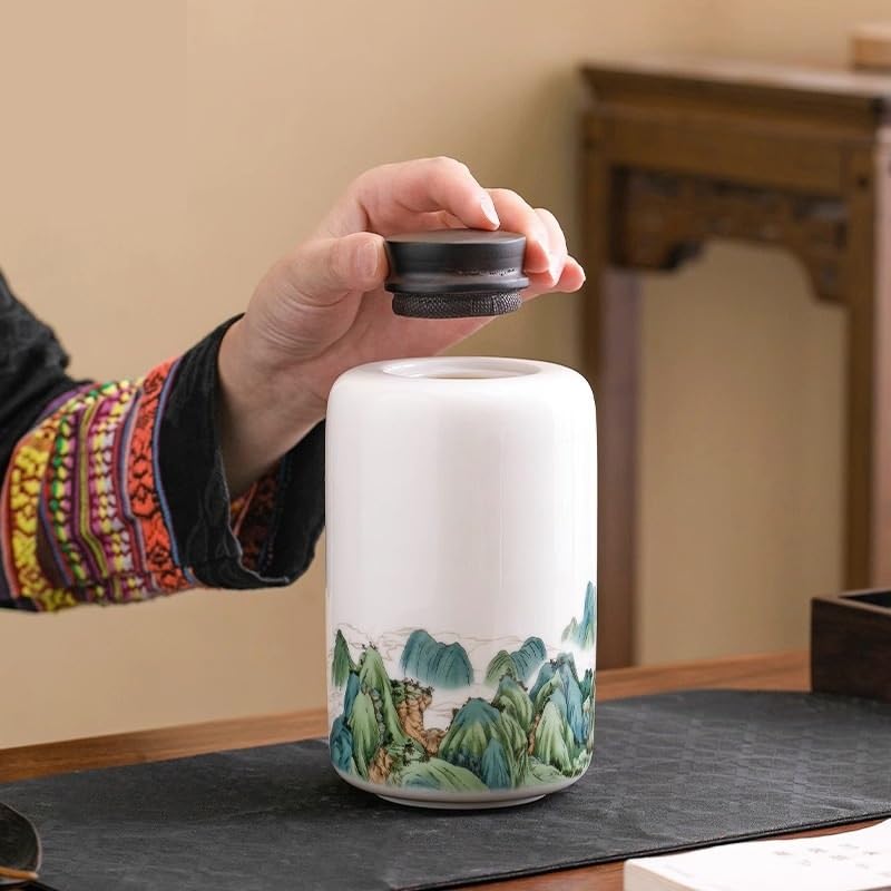 Garnki Kuchnia Przechowywanie Herbata Puszki Ceramiczne Uszczelnione Puszki Małe Herbaty Puszki Uszczelnione Herbaty Puszki Małe Przenośne hermetyczne pojemniki na żywność