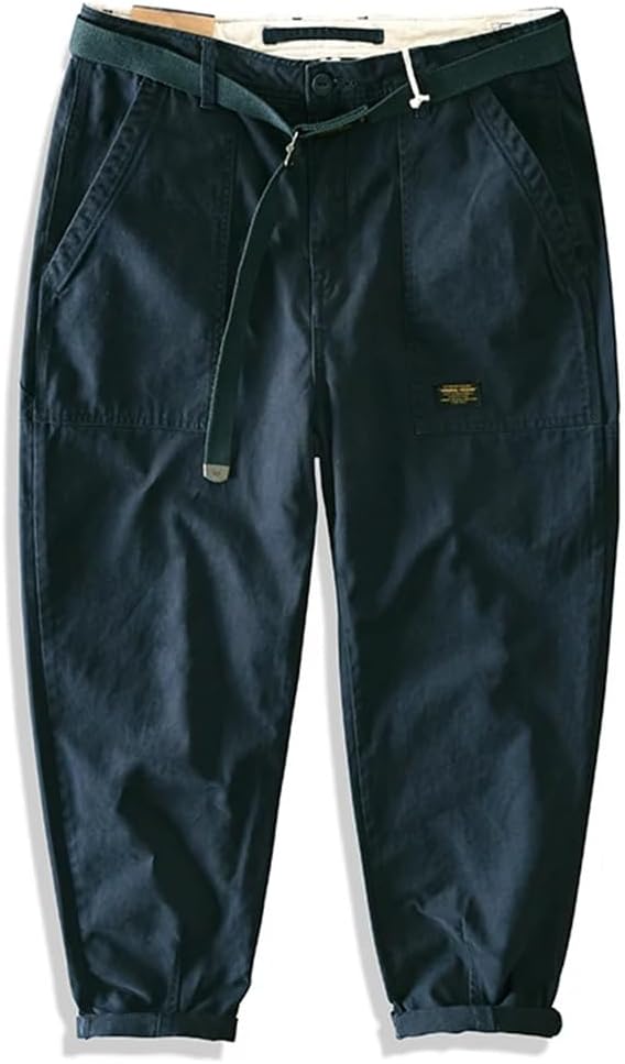 Man Wenle Amekaji Trendy Versatile Workwear Pants American Retro Trousers Cargo Straight Baggy Pants