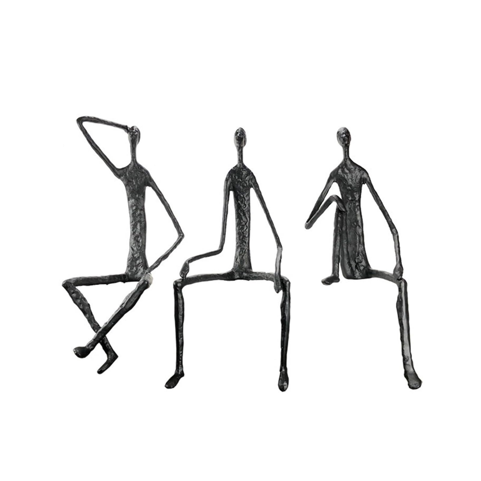 CHENGAIJIAN Modern Abstract Figure Sculpture Ornament Minimalist Home Living Room Craft Decoration.
