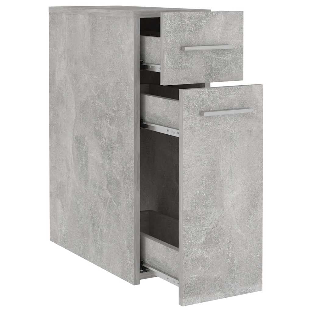 Szafka do przechowywania Szara Betonowa 20 x 45,5 x 60 cm Kompozytowe