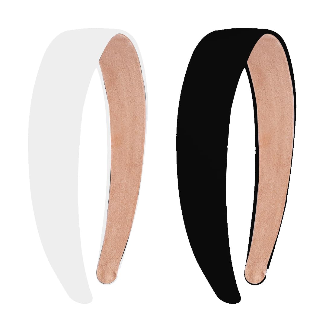 Suyegirl Set 16 Fasce Per Capelli In Raso Larghe 3 Cm - Cerchietti Antiscivolo Morbidi Per Donne E Bambine - Regalo - 3