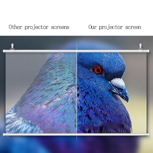 Pantalla de proyector de 50 pulgadas 16:9 manual miniatura 4