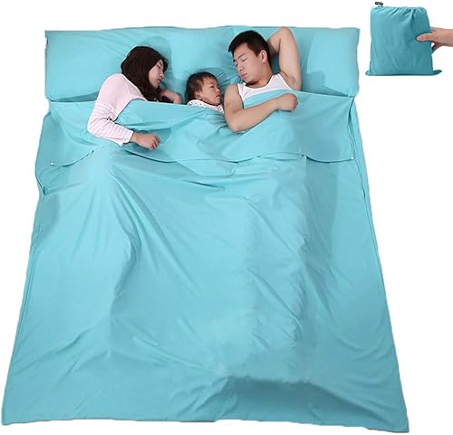 Forro para saco de dormir, ligero portátil, suave hoja de viaje y camping, con bolsa compacta y de transporte, para viajes, hotel disponible en Yaxa Peru