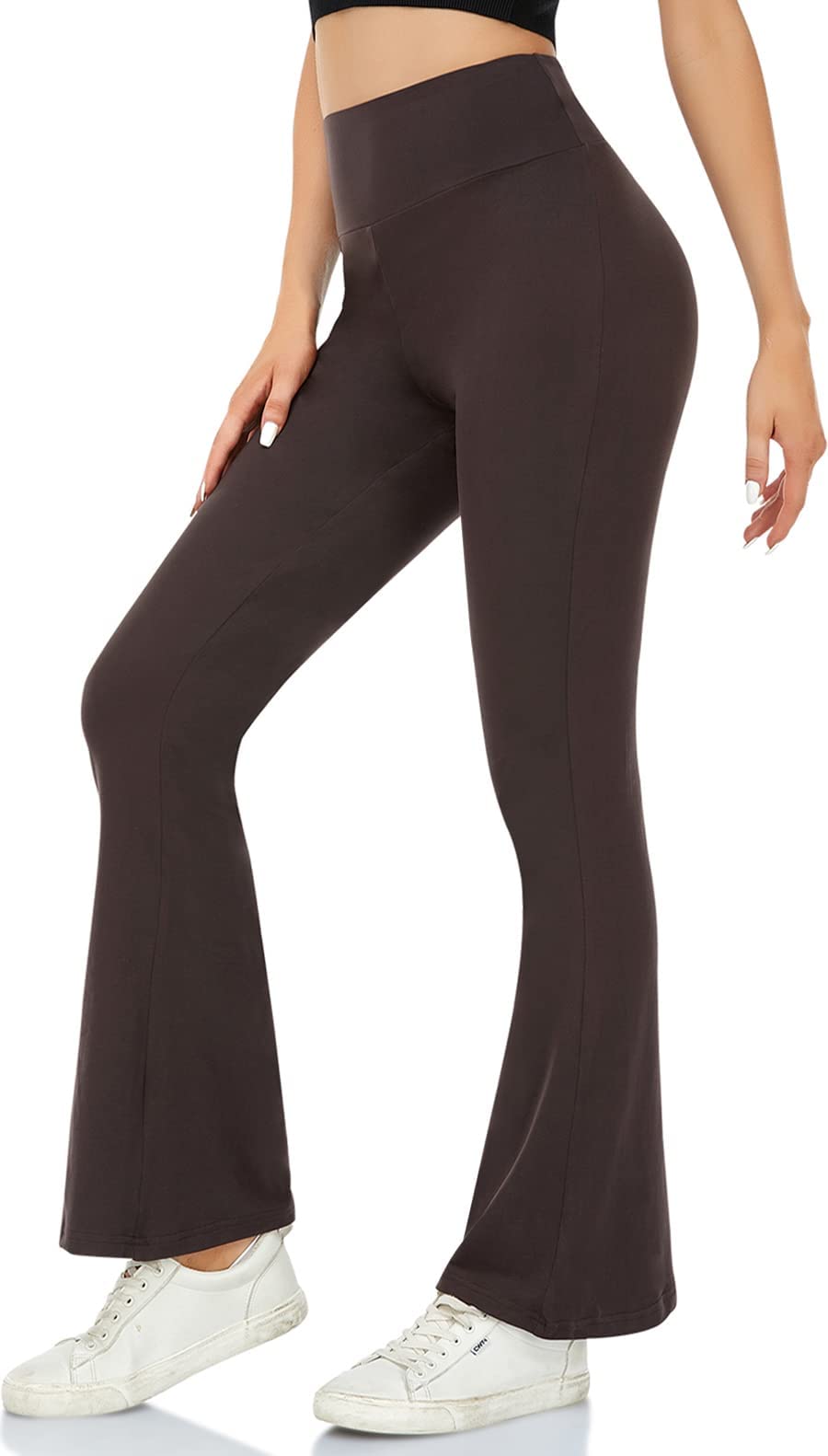 ACTINPUT Yogahose Damen Flared Leggings Blickdicht Schlaghose Sporthose Bootcut Jogginghose Fitnesshose Jazzpants