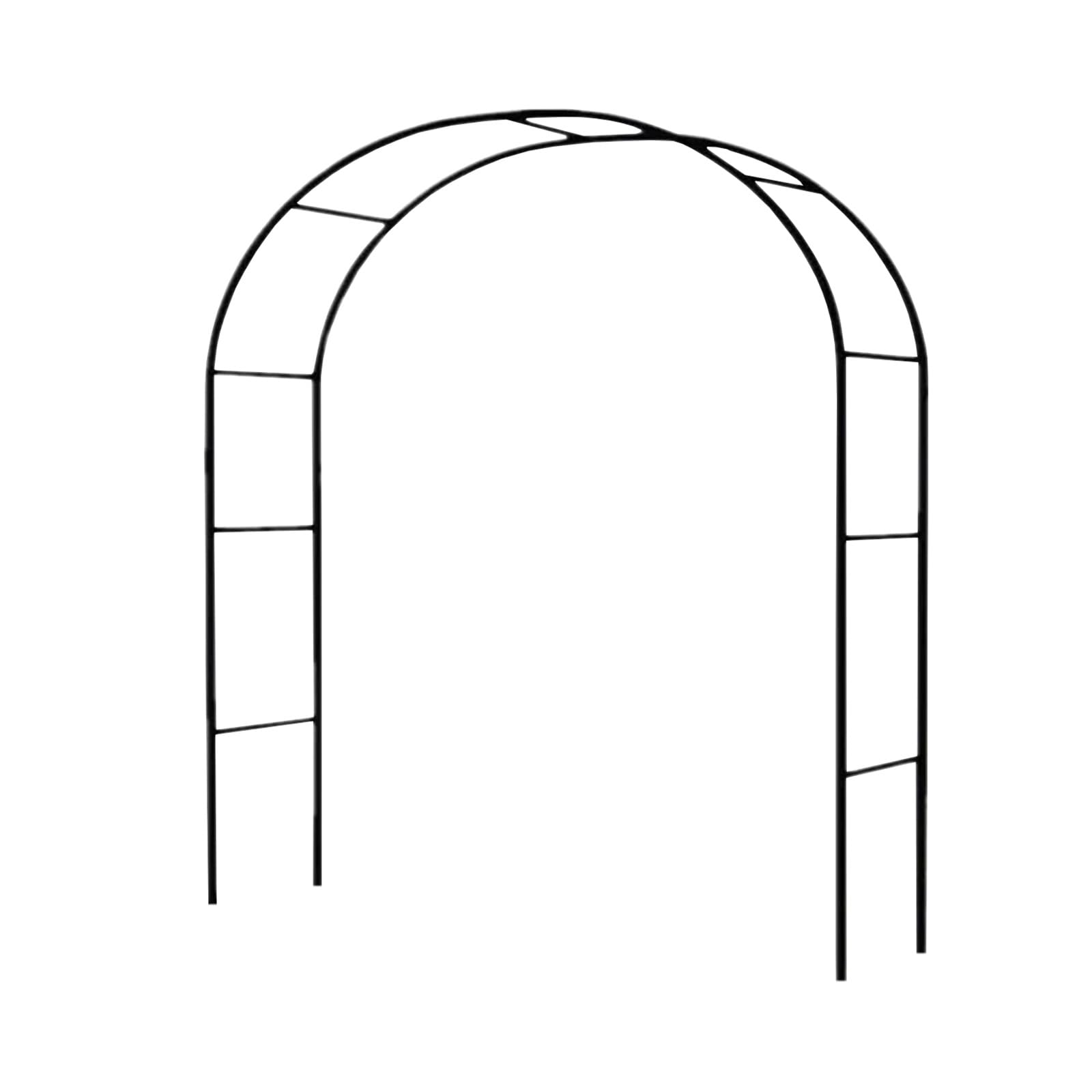 Support de treillis en fer forgé rigide pour aménagement de jardin chic