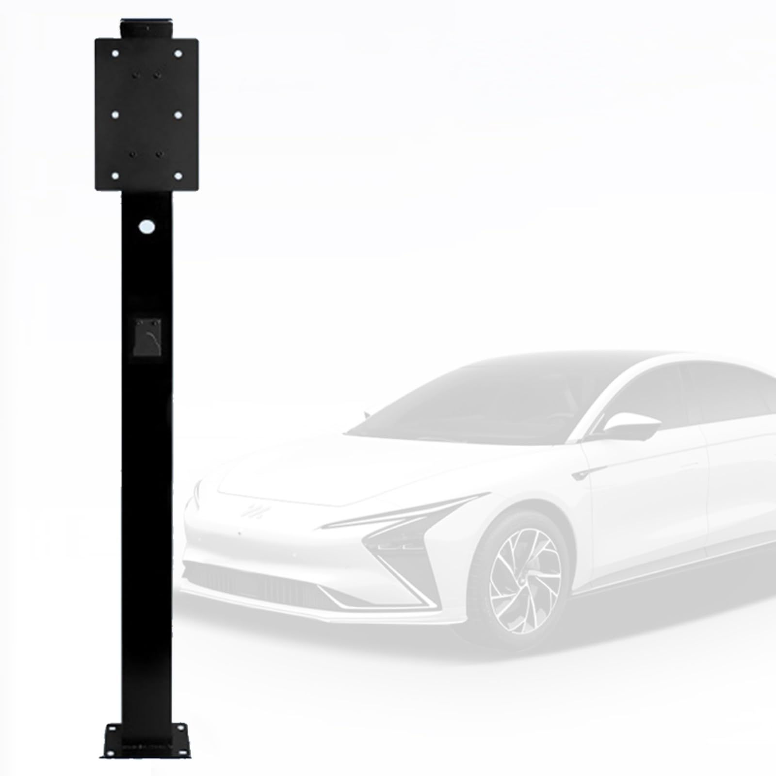 Wandladesäule für Elektrofahrzeuge, Ladestation mit Außenanschluss, Standfuß, Ladestation für Elektrofahrzeuge, freistehender Halter für Elektroauto-Ladegeräte, langlebige Stützstange für Ga
