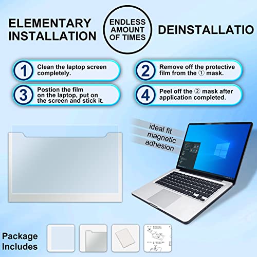 2-Pack 11.6 Inch Laptop Screen Protector Eye Protector Anti Blue Light Anti Glare Filter, Compatible With Hp/Dell/Sony/Asus/Samsung/Lenovo/Acer/Msi/Lg/Razer Blade 11.6” (Aspect Ratio 16:9) Laptop #TOP6