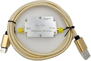 Wertygh 10M-6Ghz Low Noise Amplifier Gain High Flatness LNA RF Signal Driving Receiver Front End for Radio FM Radio(10DB)