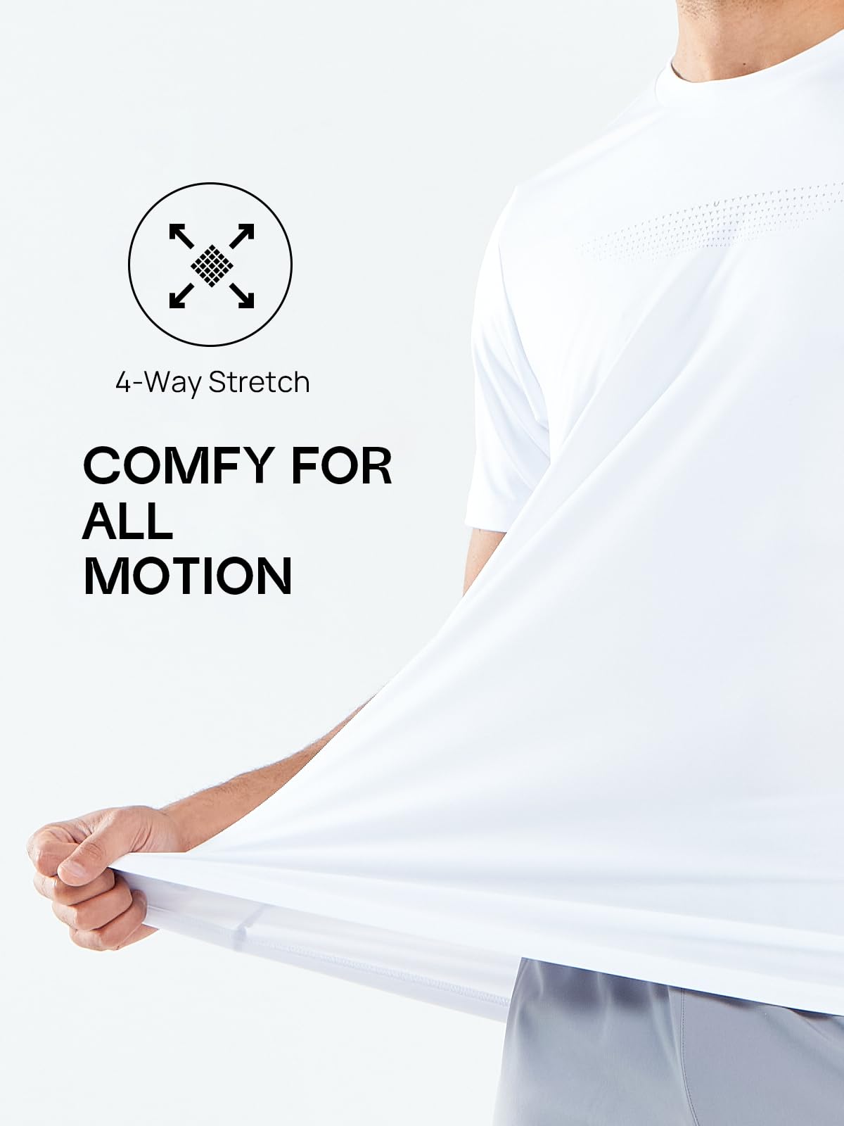 NORTHYARD Camisetas de entrenamiento para hombre, ligeras, atléticas, de manga corta, de secado rápido