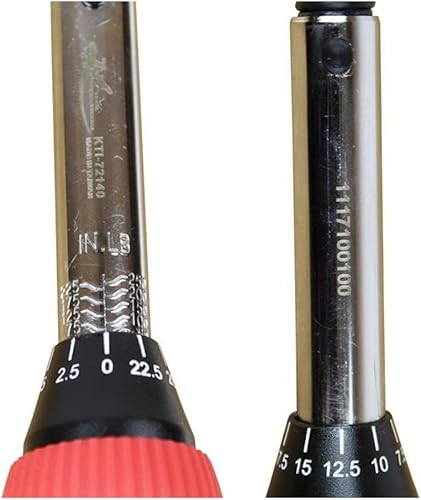 Miniatura 4 de K Tool International 72140 Llave dinamométrica estilo clic de 38 pulgadas para talleres de reparación de garajes y bricolaje, rango de 50-250