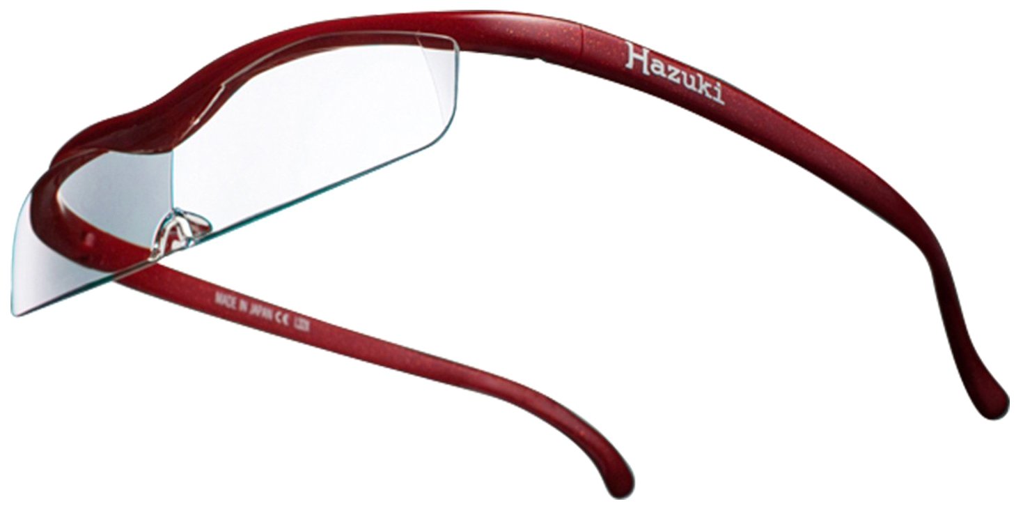 Amazon.co.jp: Hazuki ハズキルーペ クール 1.32倍 クリアレンズ 赤