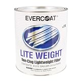 Evercoat Lite Weight Body Filler - Clog-Free Body Filler for Aluminum, Fiberglass & More - 128 Fl Oz