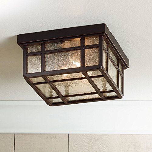 Kathy Ireland L130S FINISH 2C Sierra Craftsman 10 1/2 Inch Wide Ceiling Light thumb #3