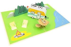 Camping Trip Pop Up Card - Birthday Card, Retirement Card, Fathers Day, Mothers Day