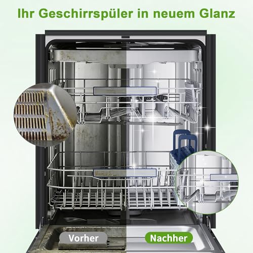 Spülmaschinen Blätter, 200 Stück Spülmaschinenblätter Biologisch Abbaubar Plastikfrei, Spülmaschinentabs Ersatz Tabs für Geschirrspüler Kraftvolle Reinigung Spühlmachaschinen Tabs, Zitronenduft