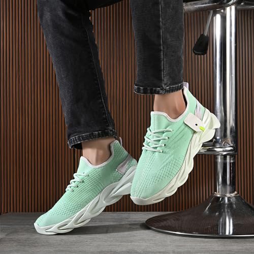Image of Cruiser Sneaker for Men | Lightweight & Stylish | Breathable Mesh Lace-Up Shoes | Casual Wear, Gym, & Street Style (2644)