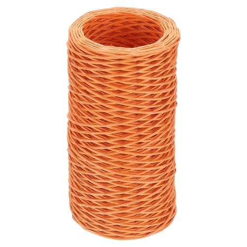 QUARKZMAN Alambre Floral Para Atar De 164 Pies Alambre Para Envolver Cuerda Floral De 1mm Alambre Para Rústicas Para Proyectos DIY Arreglos Florales Coronas Envoltorios Para Bodas Naranja