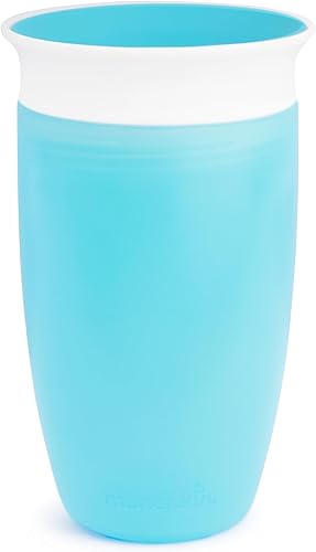 Vista 24 de Munchkin® Miracle® 360 - Vaso para niños pequeños, 10 onzas, verde/azul, 2