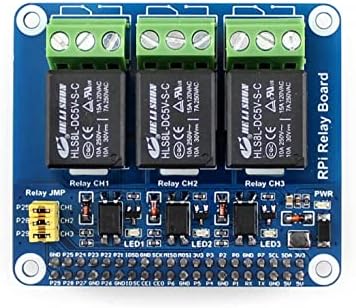 Waveshare Relay Board Compatible with Raspberry Pi Series Boards, Make Home Appliances Intelligent