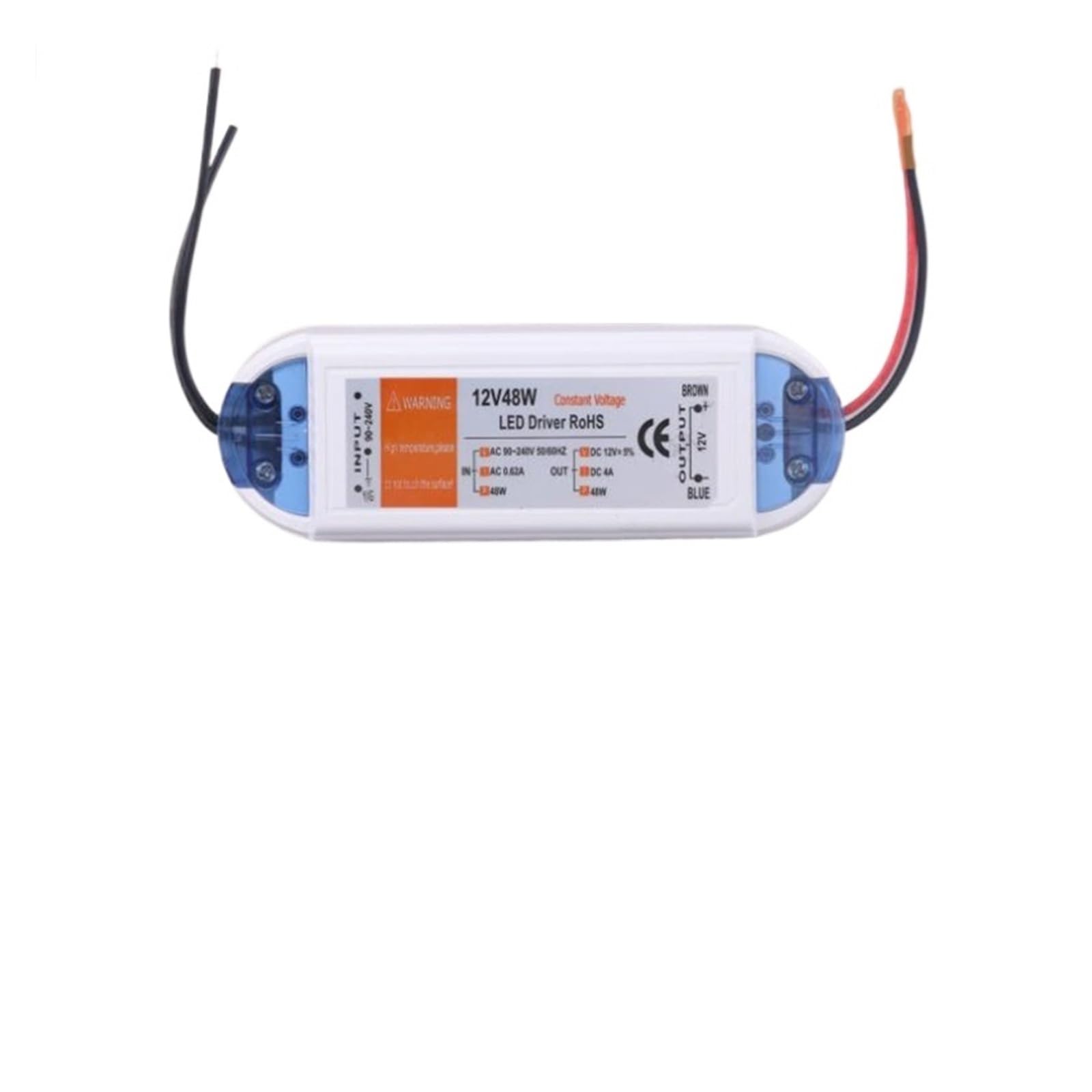 Transformateur éclairage 110V 220V à DC12V, pilote LED 48W pour ruban et bande LED