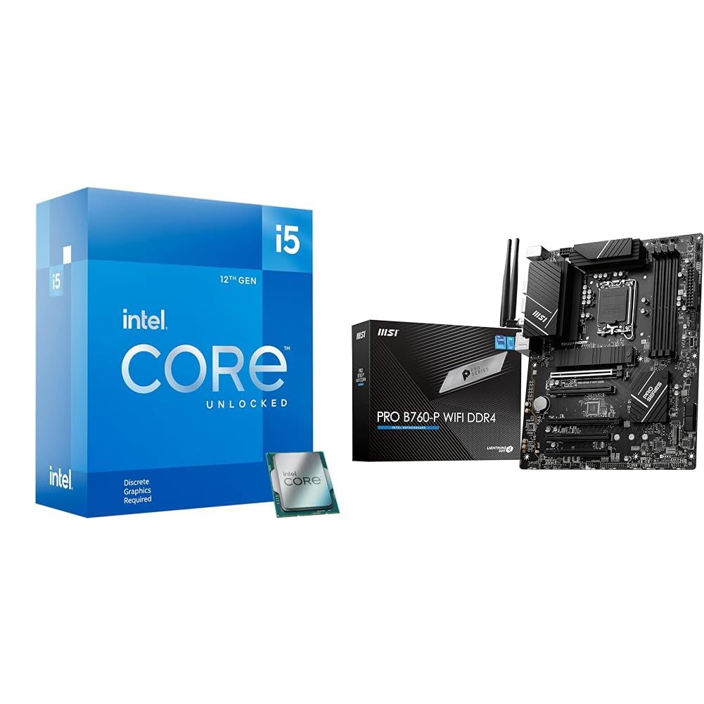 Amazon.com: Intel Core i5-12600KF Desktop Processor + MSI PRO B760