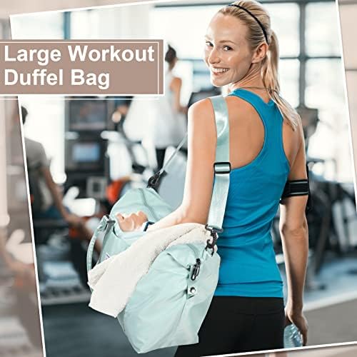 2 Pack Travel Bags for Women, Weekender Bags for Women, Cute Travel Duffel Bag Travel Workout Duffel Bag Waterproof Sports Tote Shoulder Overnight Bag (Pink, Light Green) 6 2 Pack Travel Bags for Women, Weekender Bags for Women, Cute Travel Duffel Bag Travel Workout Duffel Bag Waterproof Sports Tote Shoulder Overnight Bag (Pink, Light Green)