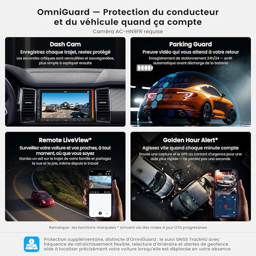 Télécommande sans fil AC-44F20 pour sécuriser la conduite en CarPlay