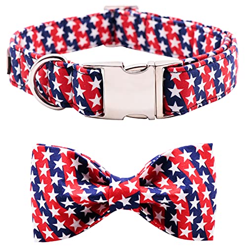 The Patriotic Dog Collar 10 Lionet Paws Patriotic Dog and Cat Collar with Bowtie, 4th ...
