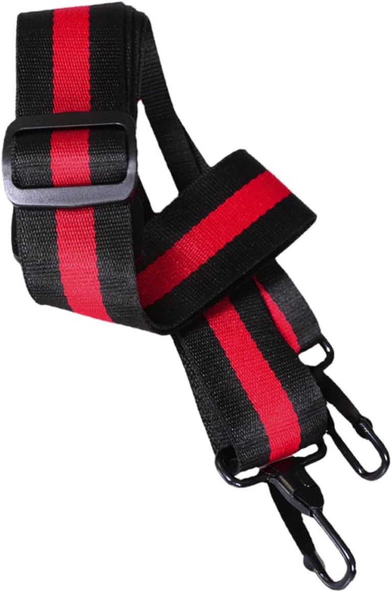 African Drum Strap Adjustable Cotton Sling with Metal Hook, Percussion Instrument Accessory Belt for Djembe and Snare Drums, Comfortable Shoulder Carrier for Marching