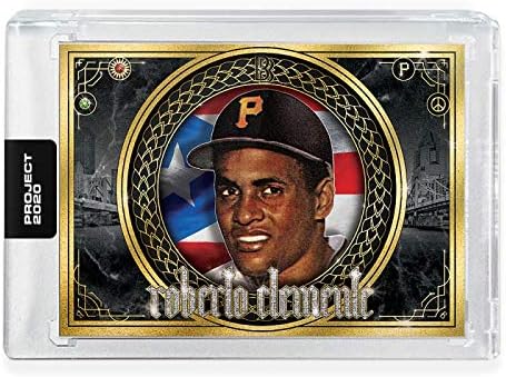 2020 Topps Baseball Project 2020#291 Roberto Clemente Pittsburgh Pirates Artist Ben Baller 1955 Topps Official MLB Trading Card (Stock Photo Used, New Encased)