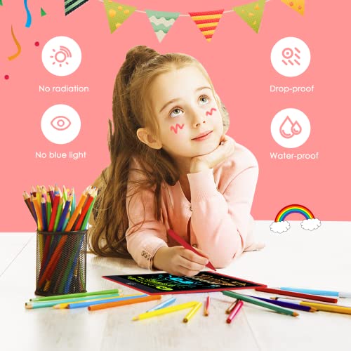 Image of Sunany LCD Writing Tablet Doodle Board, 11 inch Colorful Drawing Tablet, Girls Boys Gifts Toys for 3 4 5 6 7 8 9 Years Old (11 Inches, Red with Case)
