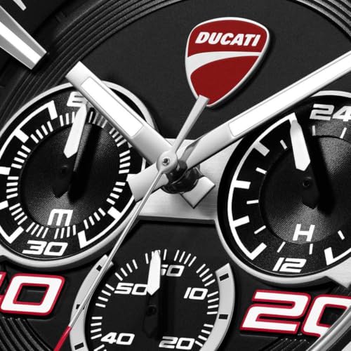 Image of Ducati Extreme Sports Chronograph Analog Quartz Men's Watch with Silicone Strap