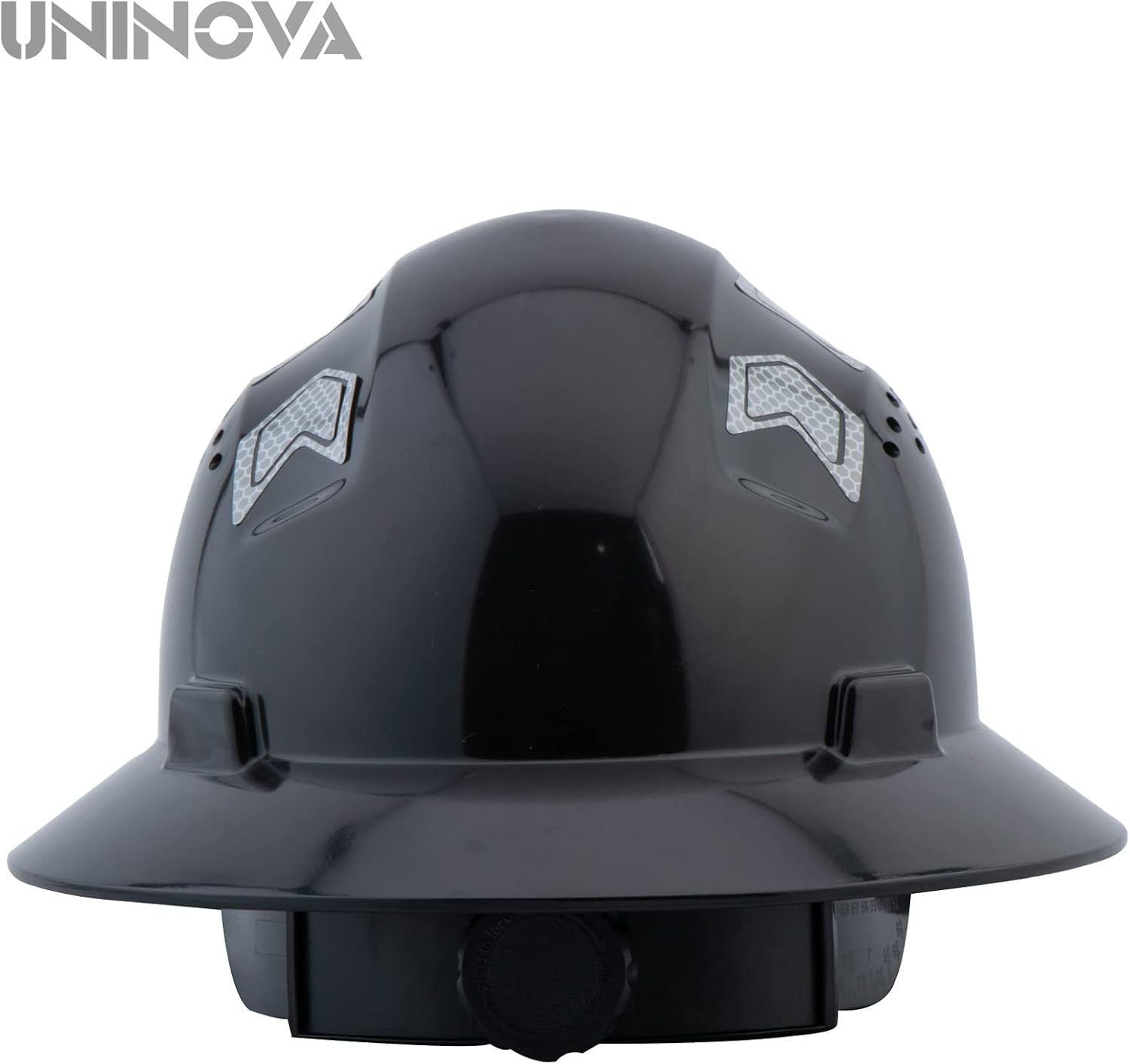 UNINOVA Full Brim Hard Hat Hardhats Men ANSI Approved OSHA Cascos De Construccion Vented Hard Hat Full Brim Safety Helmet for Construction