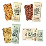 Mezcla Vegan Plant Protein Bars - Variety Pack: Gluten-Free, Non-GMO, Soy Free, 10G of Protein [8-Pa