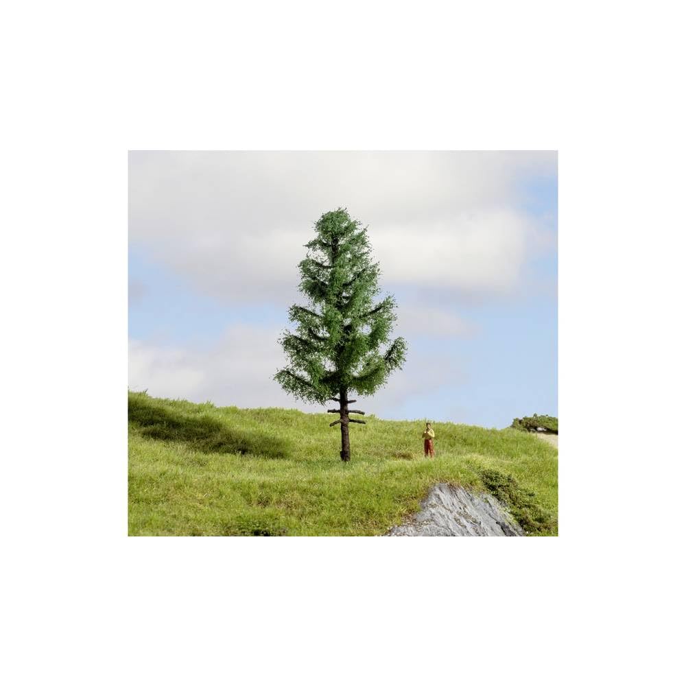 NOCH® High Trunk Spruce, 14 cm High, Hand-Coloured Tree, for Model Railways Track Gauges H0, TT, N, Z, Also Ideal for Dioramas