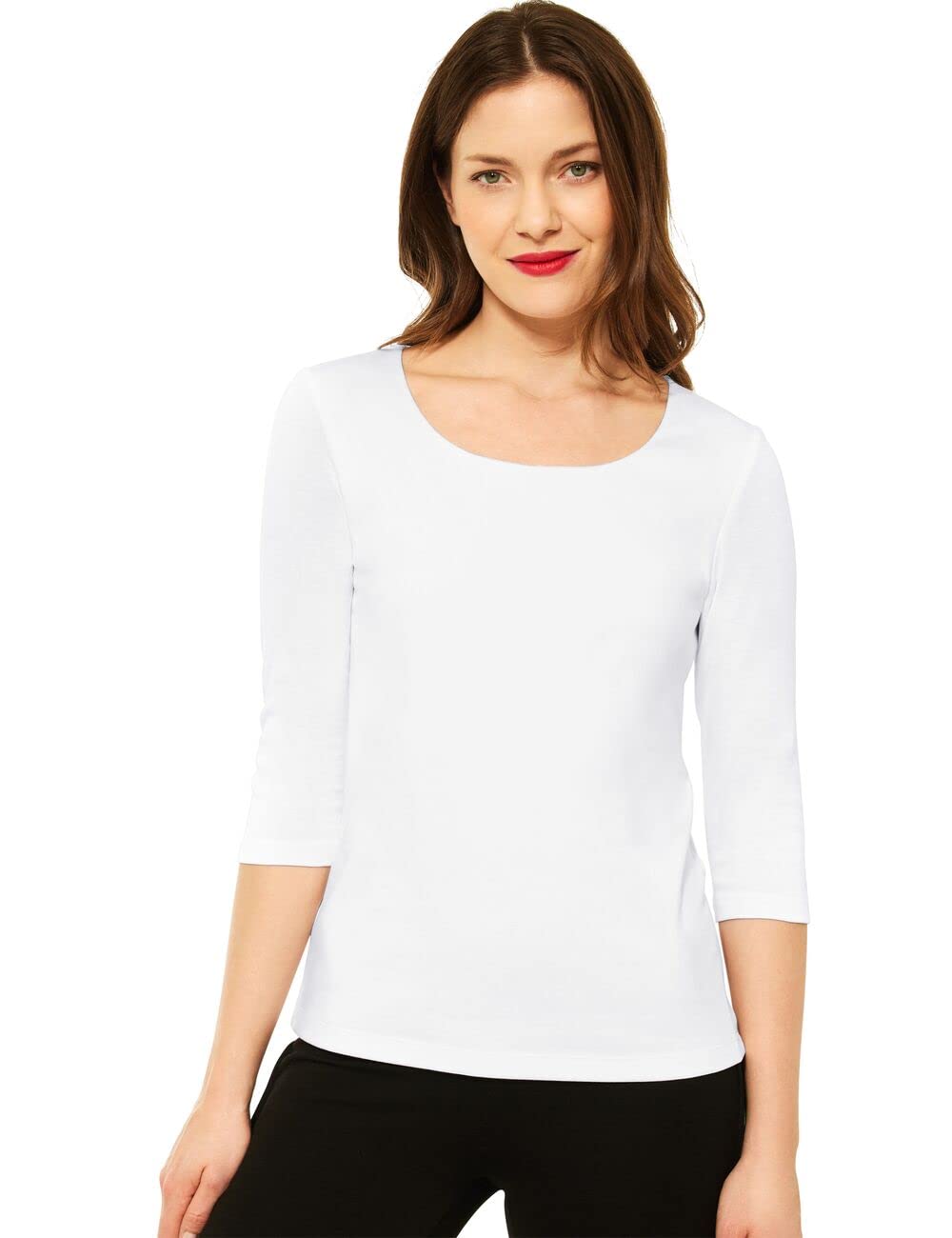 Street One Women's Pania T-Shirt, White, 14