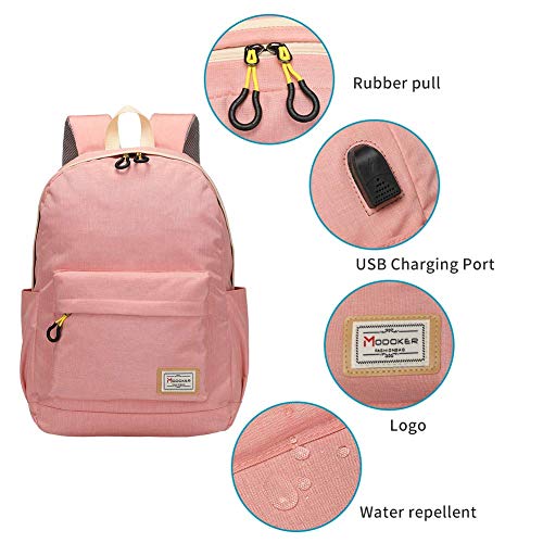 Modoker Vintage Laptop Backpack for Women Men,Modoker Travel Laptop Backpack for Womens Mens