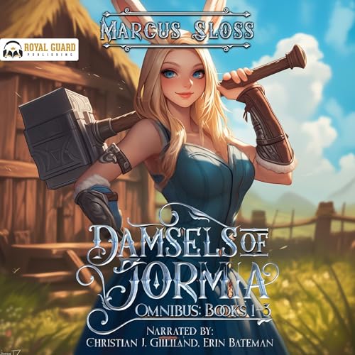 Page de couverture de Damsels of Jormia Omnibus: Books 1-3: An Isekai Adventure