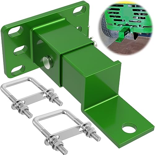 IRENPORU 1.86 Zero Turn Lawn Mower Rear Hitch Receiver Adapter Compatible with John Deere Z-Trak Zero Turn Mowers