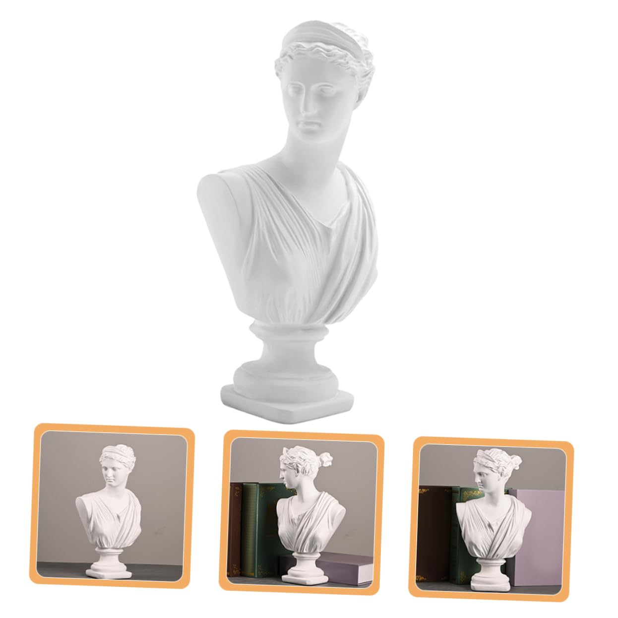 Busto Decoración Diosa De La Resina Figura Diosa Estatua Artesanía De Resina Exquisita Estatua Griega Ornamento Diosa De La Resina Escultura Resina Estatua Griega Diosa Decoración