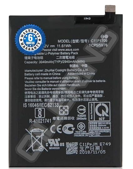 Image of Original C11P1709 Battery for Asus Zenfone Live L1 ZAKK550KL Battery with 6 Month Warranty*** (GG161)