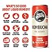 Liquid Remedy Kombucha Sugar Free Organic Drink, Low Calorie, Probiotic Like Tea for Gut Health - Tropical Trio Variety Pack - 8.5 Fl Oz Can, 12-Pack