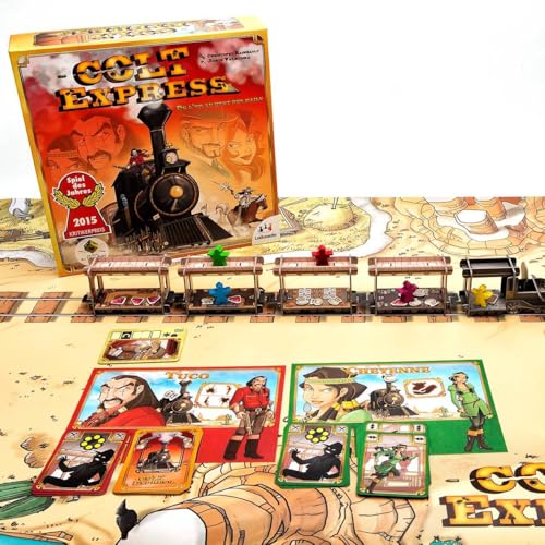 Juego de Mesa Colt Express - Estrategia Oeste Salvaje miniatura 3