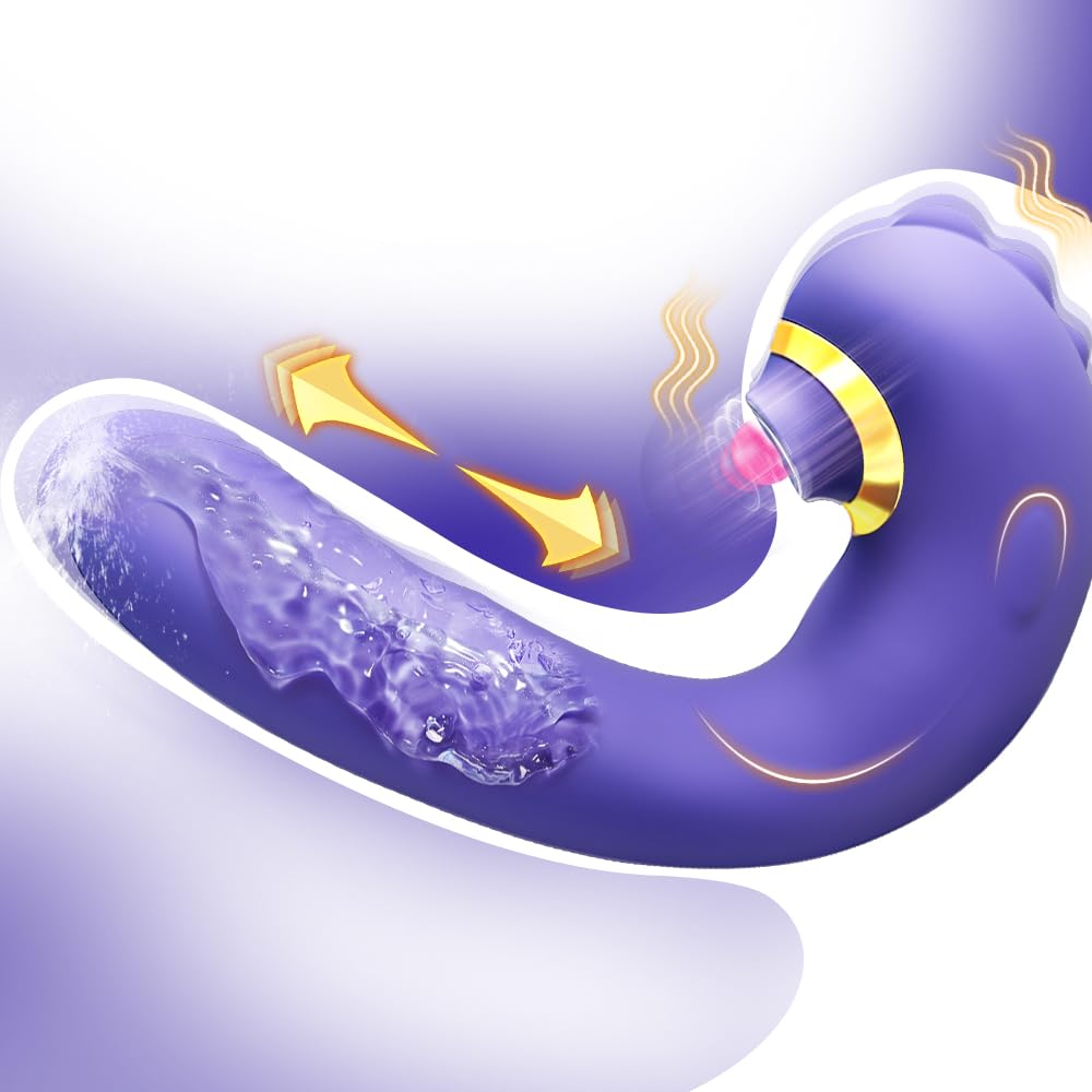 G Spot Vibrator Sex Toys - Thrusting Vibrator and Clitoral Tapping Dual Stimulation Vibrator with 7 7 Modes